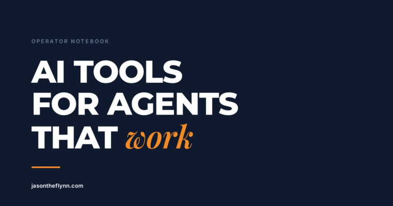 AI tools for agents that work