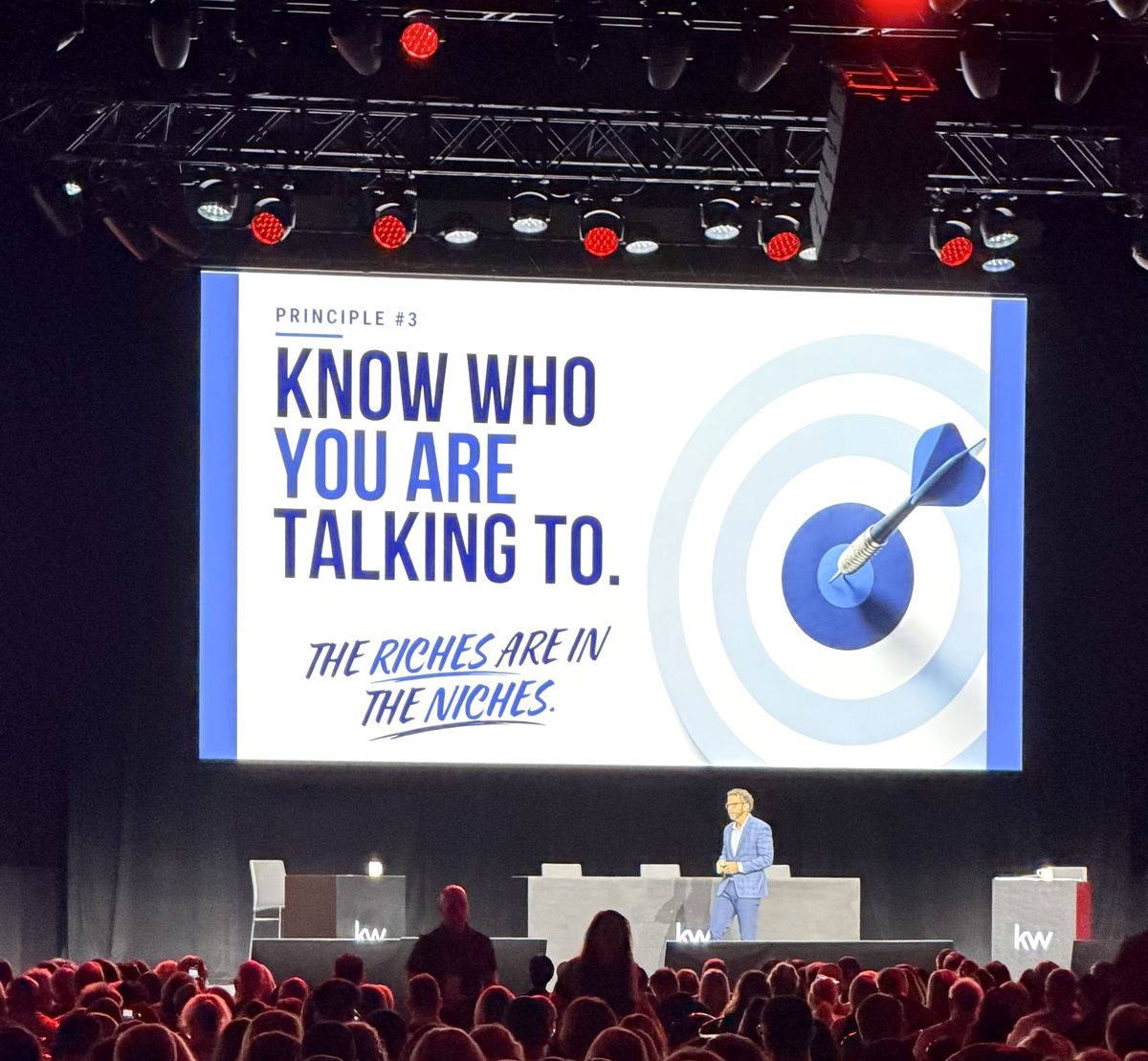Slide reading know who you are talking to, the riches are in the niches